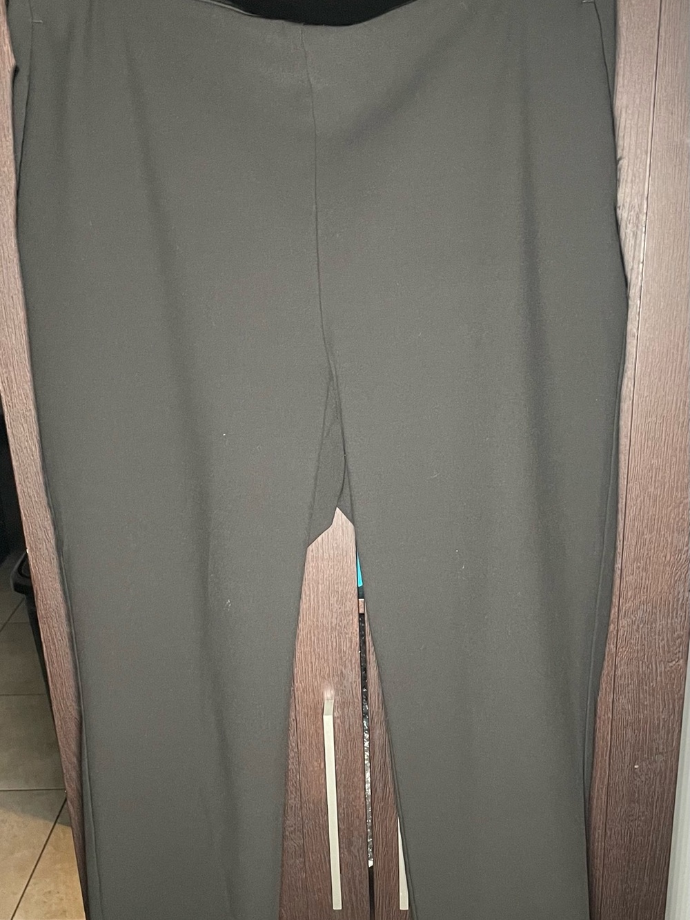 Ann Taylor Black High-Waist Ponte Trousers‎